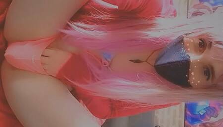 Rubbing my pink panties