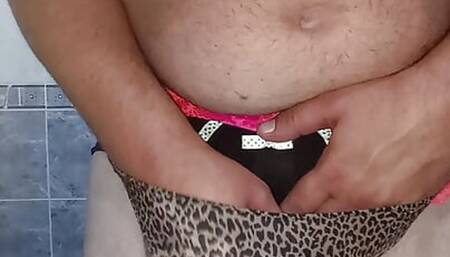 Wife lingerie cumshot