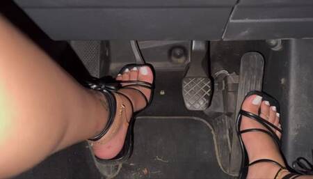 Lana Noccioli in The Wicked Mistress - Pedal Pumping in flats and White Toes