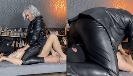 Domina Jemma - Leather Face Sitting (1080p MP4)