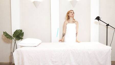 Winsome best girl's masseuse video