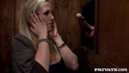 Filthy masked priest fucked a big-boobed blonde Rebecca Moore