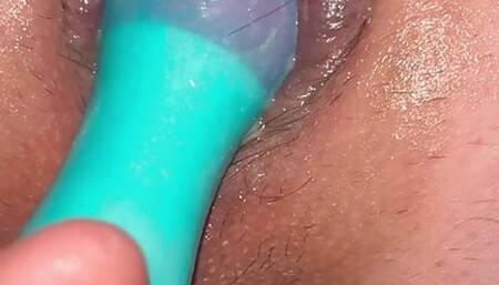 I put a dildo in my ass and opened the door