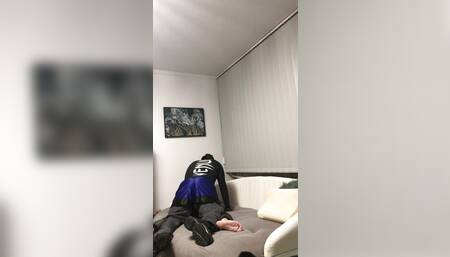 Dead face mask guy fuck me hard