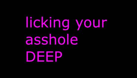 daddy licking on your pussy and asshole (audio only) ANA RIMMING MF DADDY TONGUING AND TASTING YOUR ASSHOLE