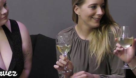Happy new year with Melody Pleasure, Meliss Vurig and Candi Curvez
