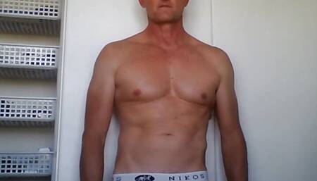 Posing, stripping, playing with a flesh-light and shooting a big load...