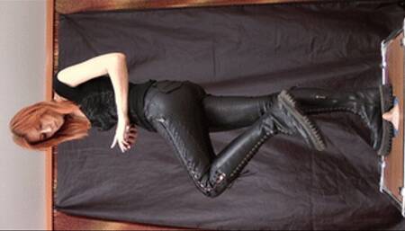 College girl tramples my floor-face with dirty Doc Martens boots (part 2 of 5), flo218x 1080p