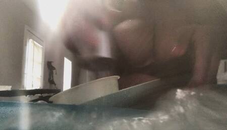 Giantess Doing Dishes 1080