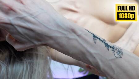 Veiny Hands Forearms Close Up