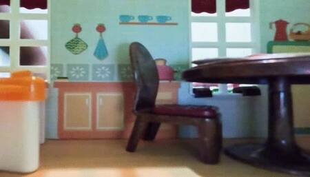 Tiny Human Hiding in his Kitchen from Giantess 4K smaller