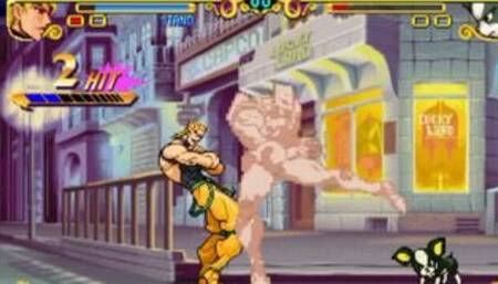 Jojo's bizarre Adventure (PS1) Arcade part 1 - Dio Brando