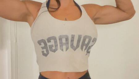 I tear my clothes with my hands