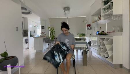 Owllete blows up inflatable whale and cums