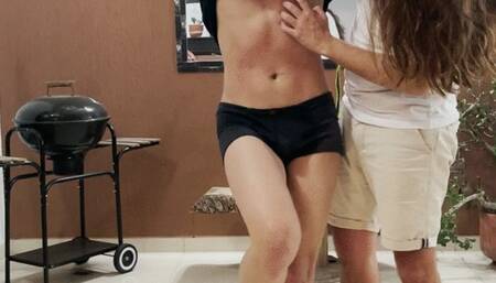 Tied and begging young dude Pt 2