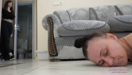 SARAH - Now you can smell and taste my sweat! (HD)