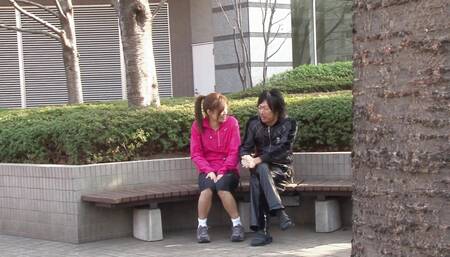 JAPANESE WHORE SPREADS LEGS AS SHE GETS FINGERED BY A HUGE