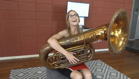Jenny Tries Out the Tuba (MP4 - 1080p)