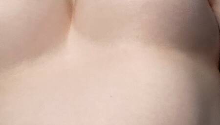 Drooling All Over My Tits As I Finger Myself