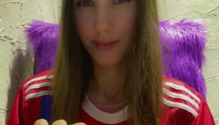 Nails Tapping, Scratching the new soccer Ball and Start to Destroy - Part 1