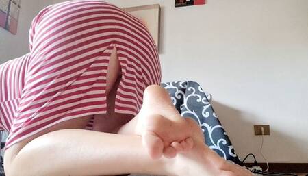 Hot Italian housewife sensually vacuums carpet and room 1080HD