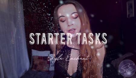 Starter Tasks