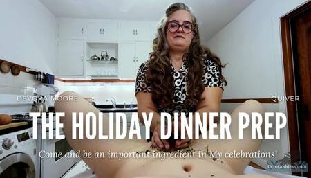 You are My Holiday Dinner Vore POV Cumshot MiLF Domme Femdom Captioned Version
