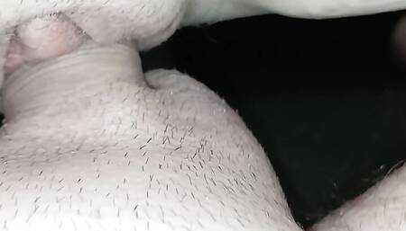 Cum in mouth and on lips