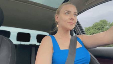 Driving in high heel slippers WMV