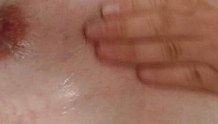 Taking a shower again