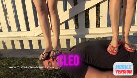 Cleo Domina: Trampled with our flip flops-MOBILE VERSION