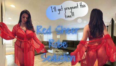 Red Sheer Robe Seduction {1080MP4}
