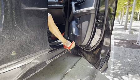 KsSunflwr, red heels & red dress complete video