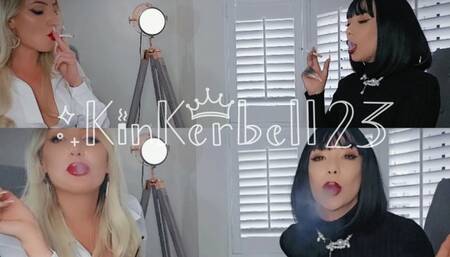 Miss Kiki interviews Kinkerbell23 as her new smoking employee