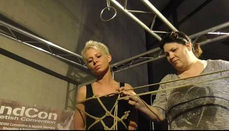 Lena King - Munich Suspension Challenge in Public - Part 1 mp4 SD