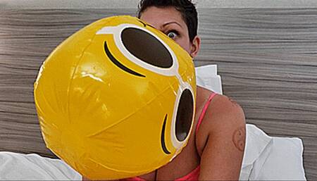 Inflatable Beach Ball Fun - PART 1 (4K - UHD 2160p MP4)