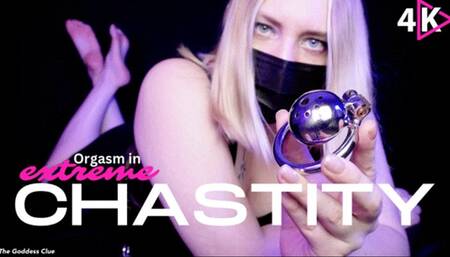 Orgasm in Extreme Chastity - 4K