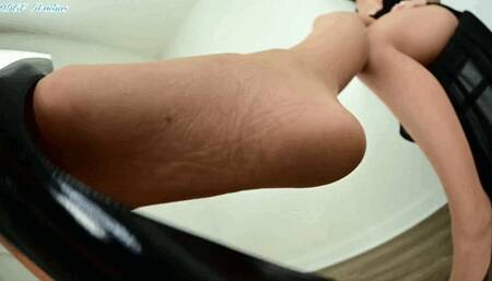 Natasha's big 13 heels dangle