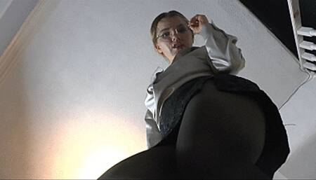 Secretary Xenia's Heel on Your Balls