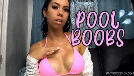 Pool boobs