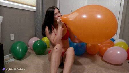 How to Blow to Pop a Balloon 17 Inch Blow2pop - Kylie Jacobs - MP4 1080p HD