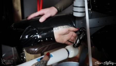 Time for milking and draining our chastity slut - [720p]