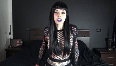 GOONER FOR MY FISHNET BODY AND PURPLE HEELS (ITA)