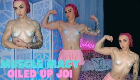 Muscle Macy Oiled Up JOI