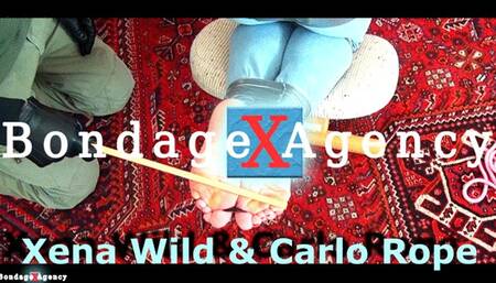 Apocalypse Bound (Xena full experience at the BondageAgency, Bound and Bastinado)