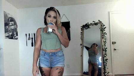 Mirror Mirror everyday look Virginia Slim 120 back to back