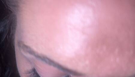 Smoking a Virginia Slim as I take this cock in my mouth