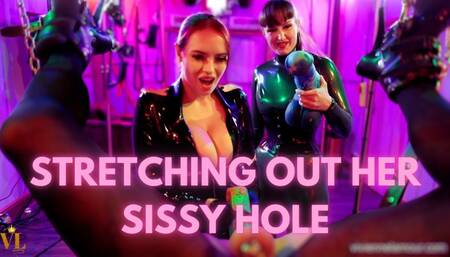 STRETCHING HER SISSY HOLE (720p FULL HD)