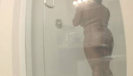 Mirage BTS Shower after blowjob tittyfuck MOV