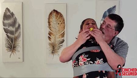 Calisa Wrapped in Grey (WMV Format)